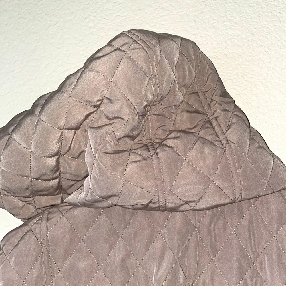 BNWOT London Fog Quilted jacket with hood size# XL - Picture 6 of 11